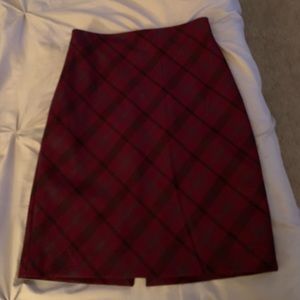Plaid EXPRESS pencil skirt